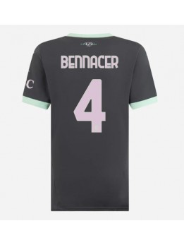 Billige AC Milan Ismael Bennacer #4 Tredjedrakt Dame 2024-25 Kortermet